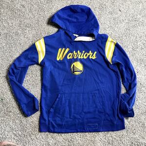Golden State Warriors Hoodie Lightweight Blue NBA Size Large 14-16 Womens